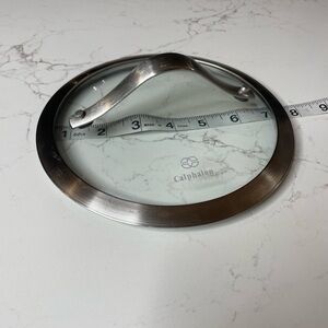 Calphalon 7.5” Stainless Steel and Glass Cookware Lid